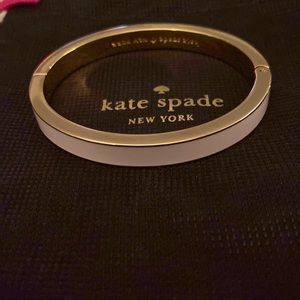 Light pink and gold Kate Spade bangle